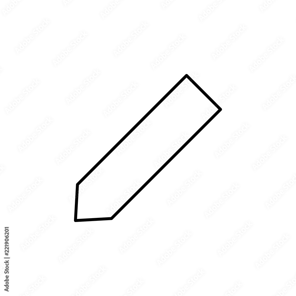 Poster pen icon. element of education for mobile concept and web apps icon. thin line icon for website desi