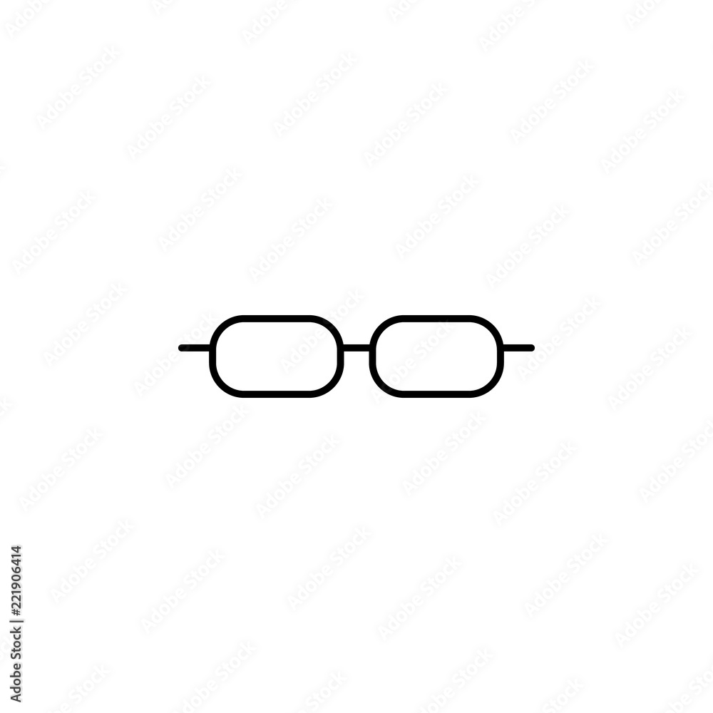 Poster spectacles icon. element of education for mobile concept and web apps icon. thin line icon for websi