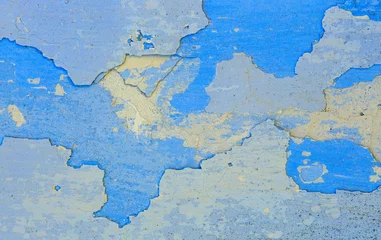 Papier Peint photo Vieux mur texturé sale Béton de texture d& 39 ardoise d& 39 amiante couvert de lichen et de mousse
