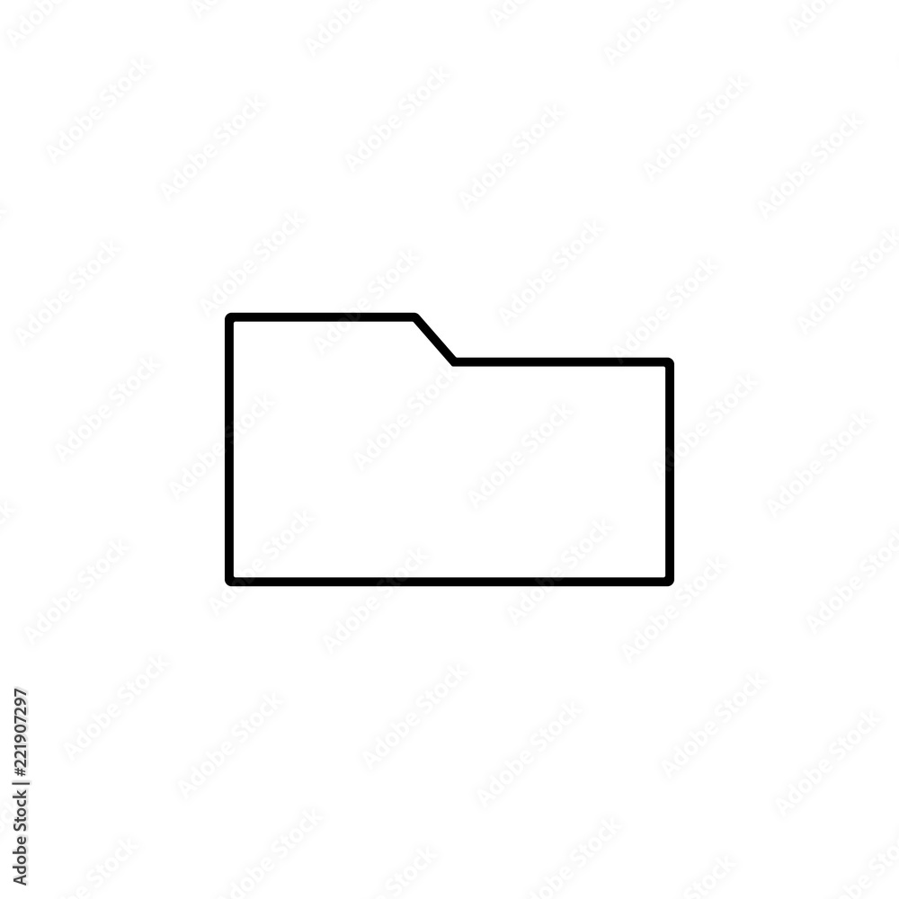 Poster folder icon. element of finance for mobile concept and web apps icon. thin line icon for website des