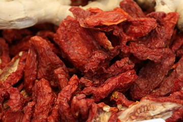 dried tomatoes on market in india