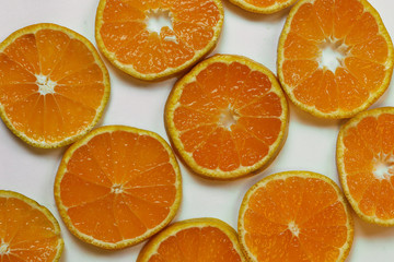 mandarin fruit isolate white