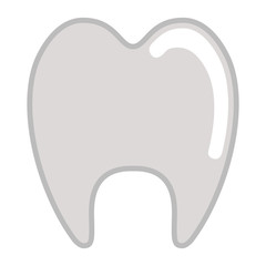 Isolated tooth icon. Medical concept. Vector illustration design