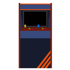 Isolated arcade machine icon. Vector illustration design