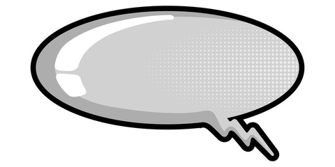 Isolated comic bubble speech. Vector illustration design