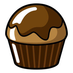 Isolated comic pancake icon. Vector illustration design