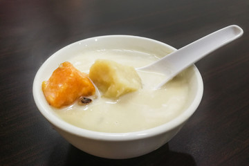 Bubur Cha Cha is sweet desert popular in Malaysia
