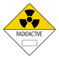 warning signs; Radiation Hazard