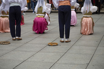 Serbian folk dance group