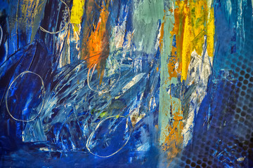 Abstract Color Splash series. Background design of fractal paint