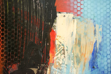 Abstract Color Splash series. Background design of fractal paint