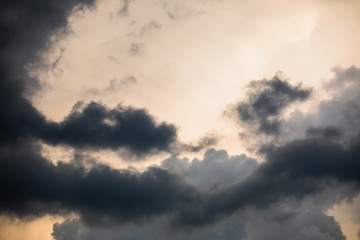 Obraz premium Dark and light clouds