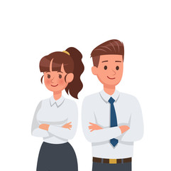 business people character vector design no2