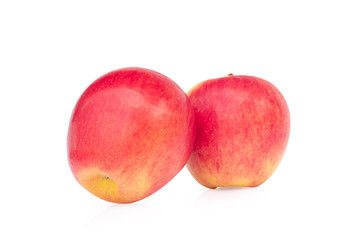 Fresh apple isolated on white background.