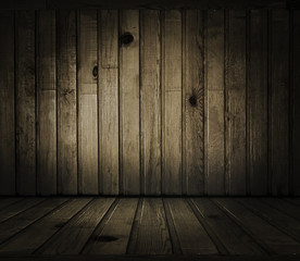 old wooden interior