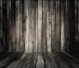 old wooden interior