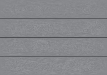 Realistic grey wood plank pattern background texture vector illustration.