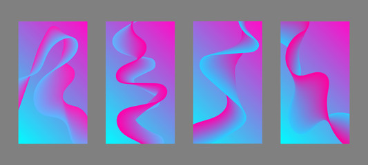 Screen background vector gradient design for mobile app.