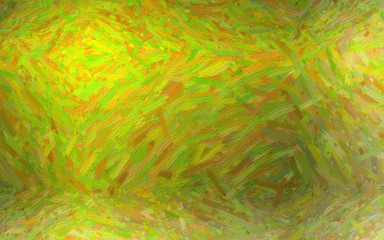 Illustration of lemon yellow and green Large color variation Oil Painting background.