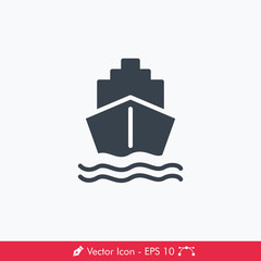 Ship Icon / Vector