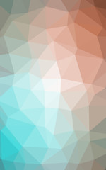 Illustration of Vertical pink and blue triangle polygon background.