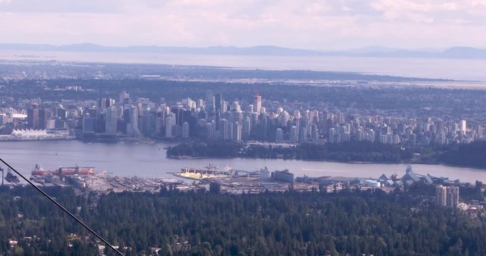 Vancouver Skyline. Vancouver, British Columbia, Canada has more high-rise buildings per capita than most North American metropolitan centers.