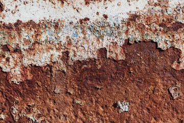 Texture of rusty metal