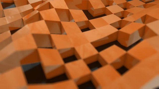 Pixel blocks background game screen 3d plastic digital display voxel