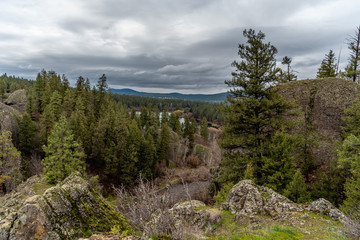 Deep Creek Canyon in Riverside State Park. Nine Mile Falls, Washington.