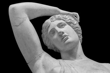 White marble head of young woman © Ruslan Gilmanshin