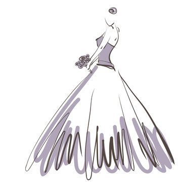 8 592 Best Wedding Dress Sketches Images Stock Photos Vectors Adobe Stock