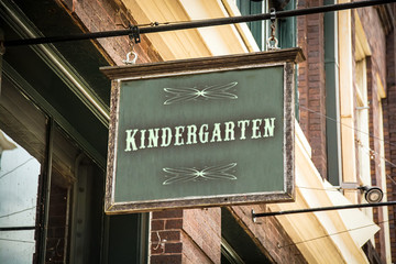 Schild 320 - Kindergarten
