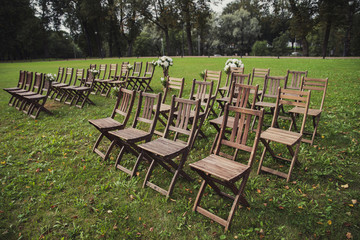 Decorations for on-site wedding registration