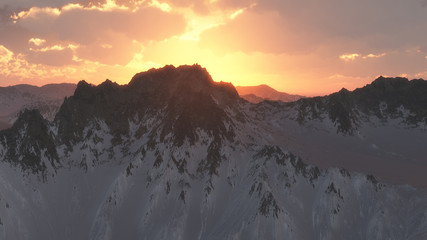 3d mountains