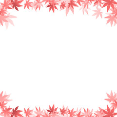 Obraz premium 秋のイメージ 紅葉と落ち葉の背景