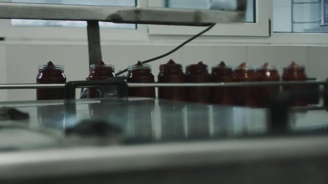 conveyor of cans