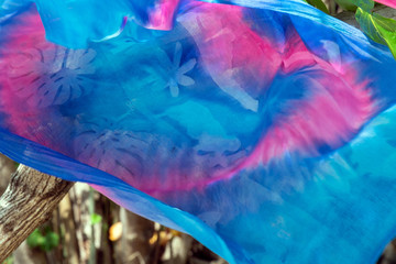 Colorful Polynesian sarong hand made