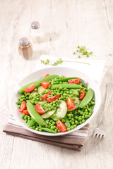 mixed green vegetable salad