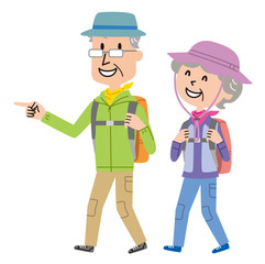 高齢者　ハイキング　登山