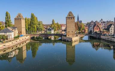 Beautiful View at Barrage Vauban in Strasbourg