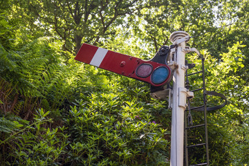 Old railway signal
