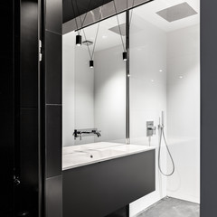 Bathroom with walk in shower