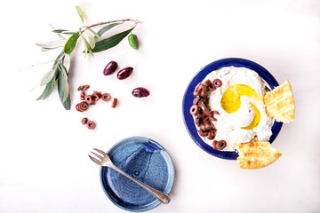 Traditional Greek Appetizer Dzadziki or Tzatziki