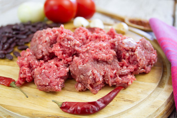 ingrédients chili con carne