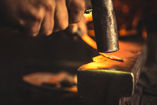 Crop man forging blade