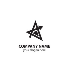 arrow logo design vector element, abstract logo design