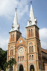Fototapeta na wymiar Notre Dame Cathedral of Saigon Ho Chi Minh City