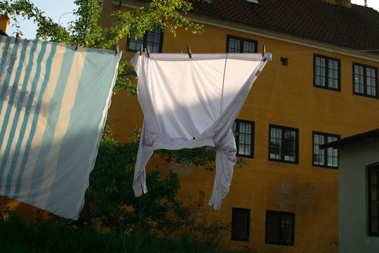 Doing the laundry