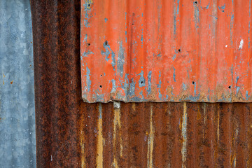 Old zinc sheets retro background