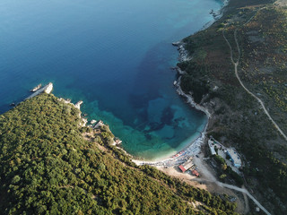 Fototapeta premium beautiful Monastery Beach in Saranda, Albania